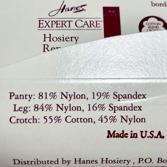 Hanes Silky Sheer Waist-to-Thigh Control Samdalfoot Pantyhose Pearl Shapers - Picture 8 of 8